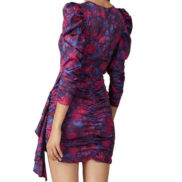 For Love And Lemons Floral BodyCon Dress Size Small - Picture 4 of 6